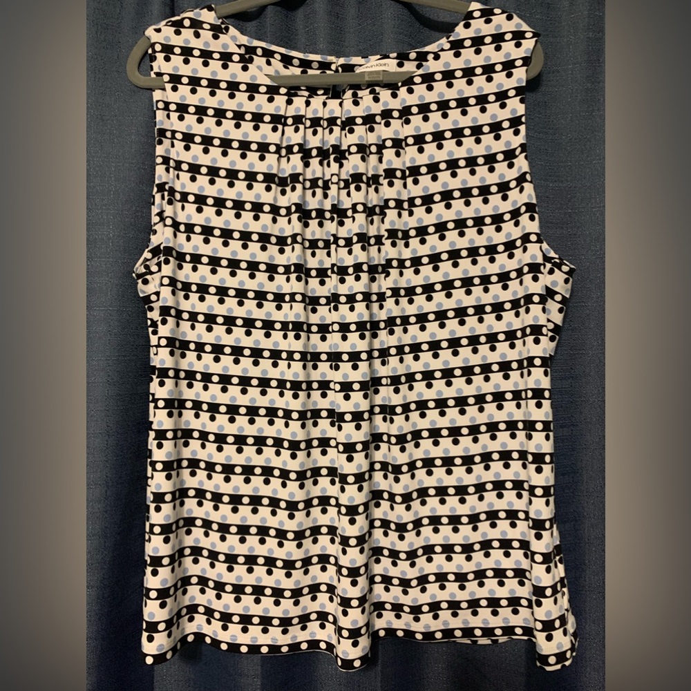 Calvin Klein sleeveless blouse